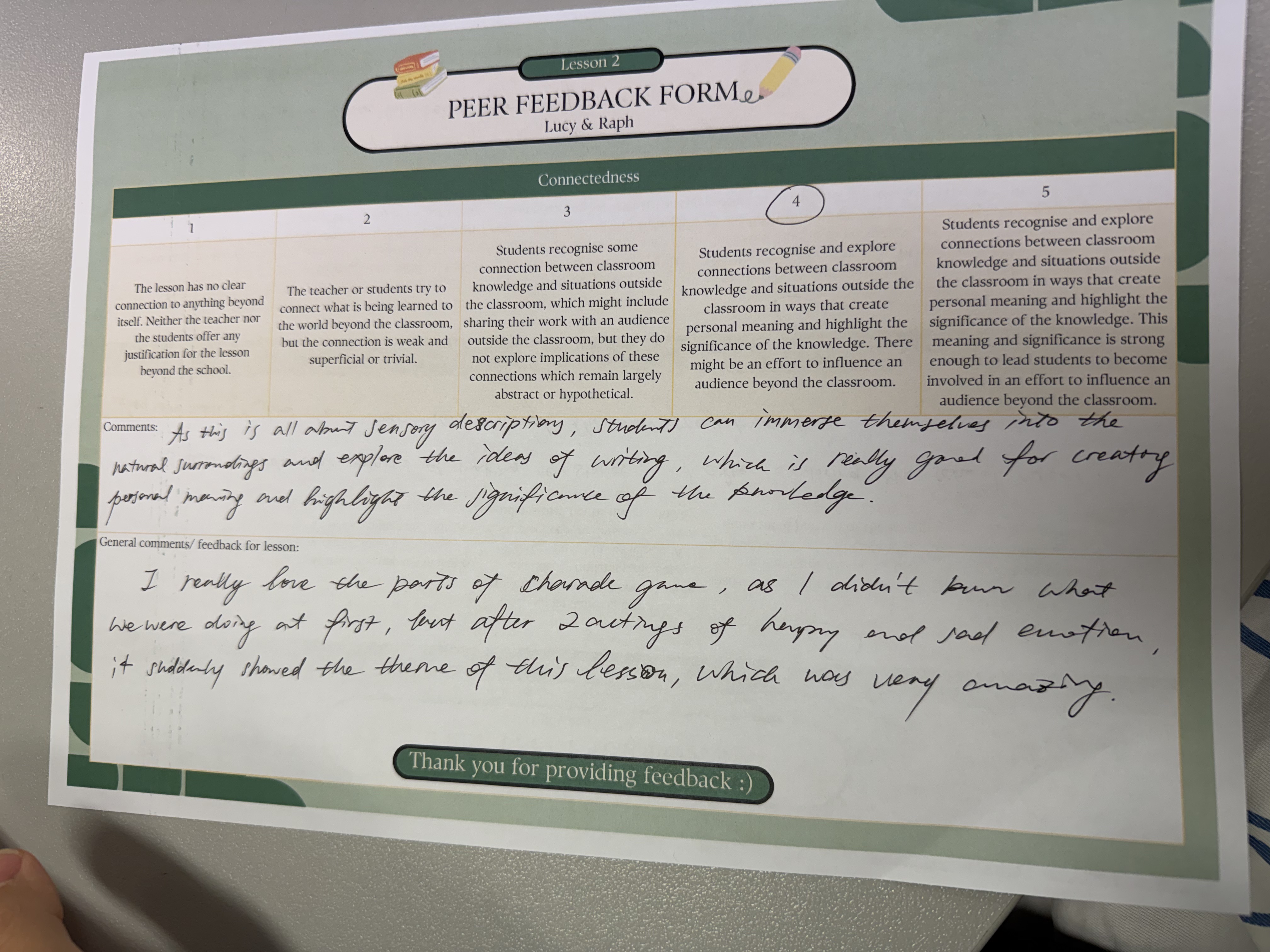 Feedback 8 – page 1